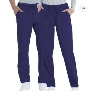 Scrubstar eggplant Unisex drawstring scrub pants